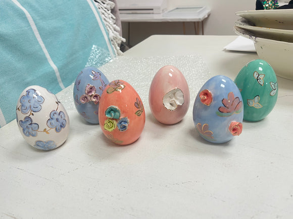 Assorted Easter Eggs w/ Gold Details