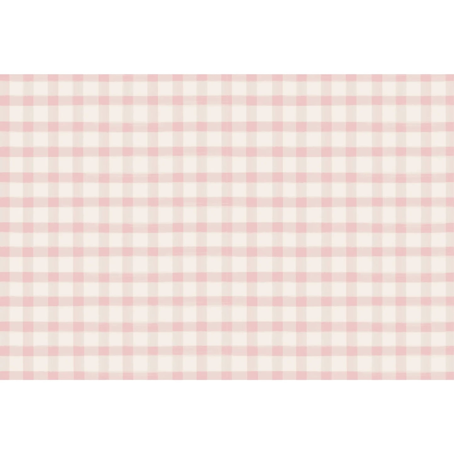 Pink Painted Check Placemats