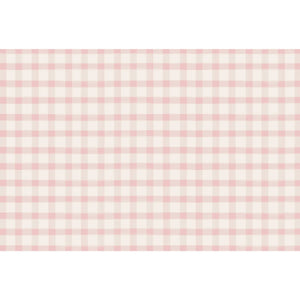 Pink Painted Check Placemats