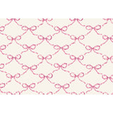 Pink Bow Lattice Placemats