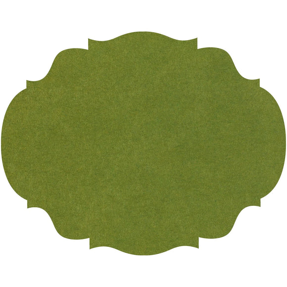 Green Diecut French Frame Placemats