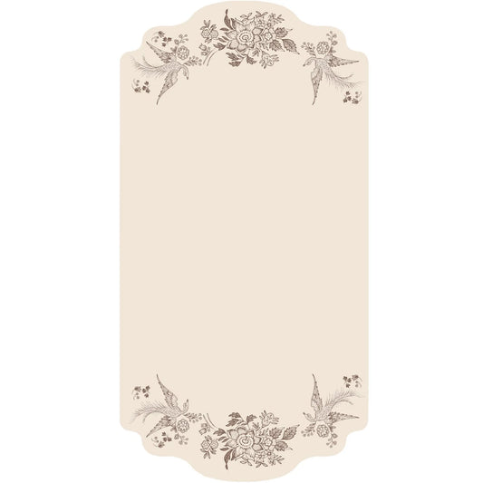 Brown Asiatic Pheasants Table Cards