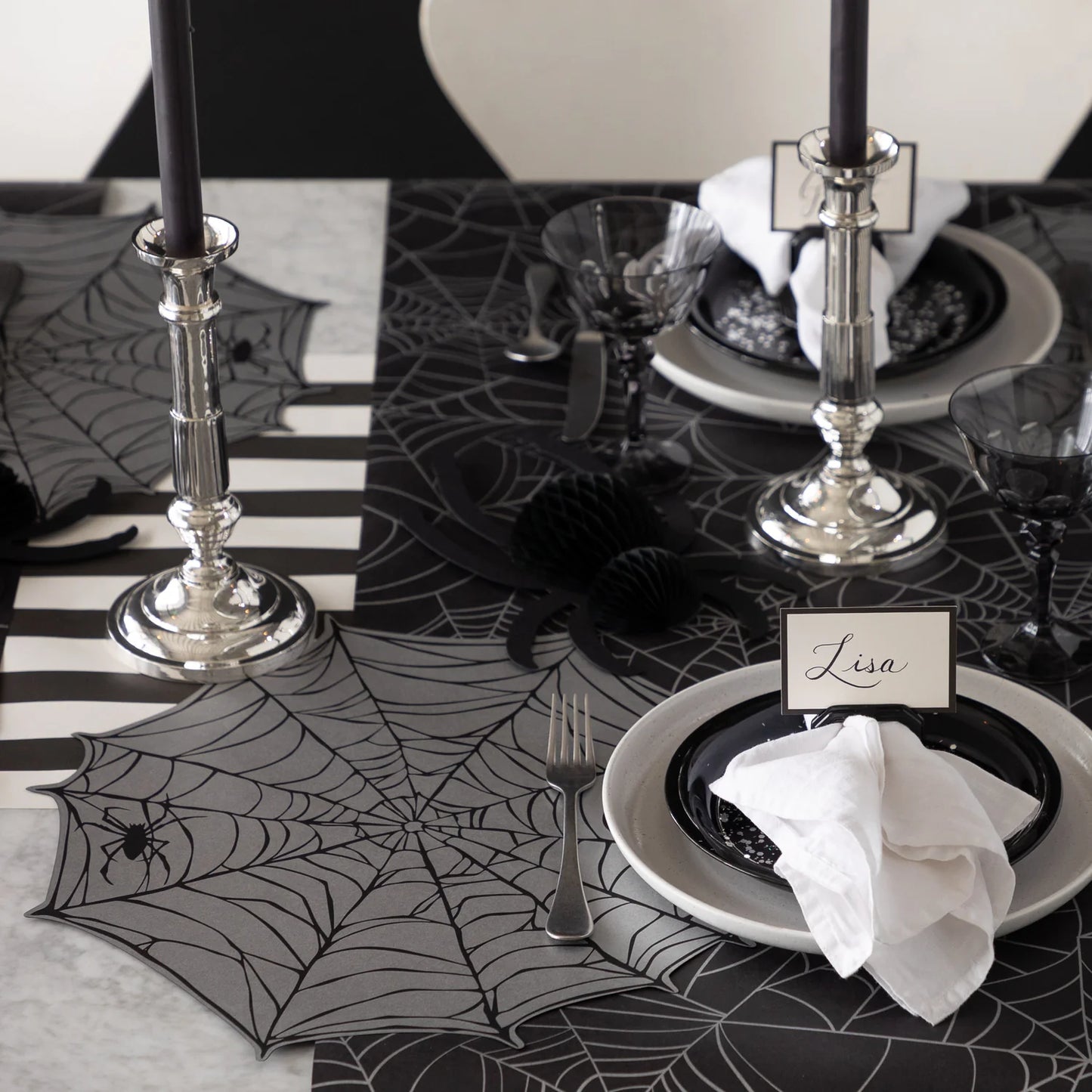 Diecut Spiderweb Placemats