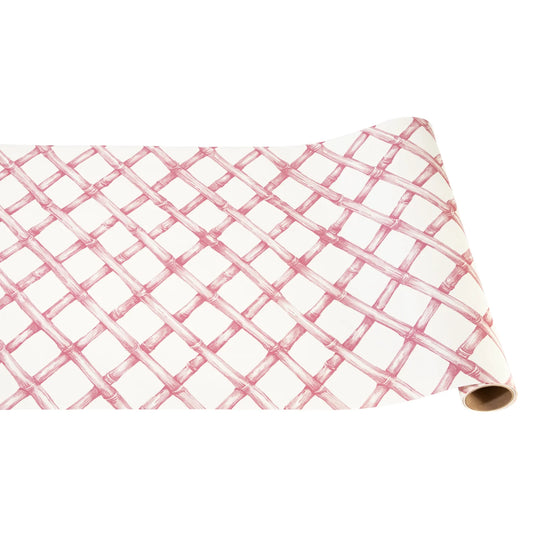 Pink Lattice Table Runner