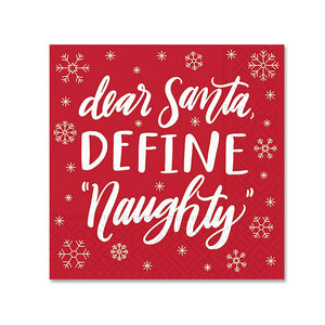 Define Naughty Beverage Napkins