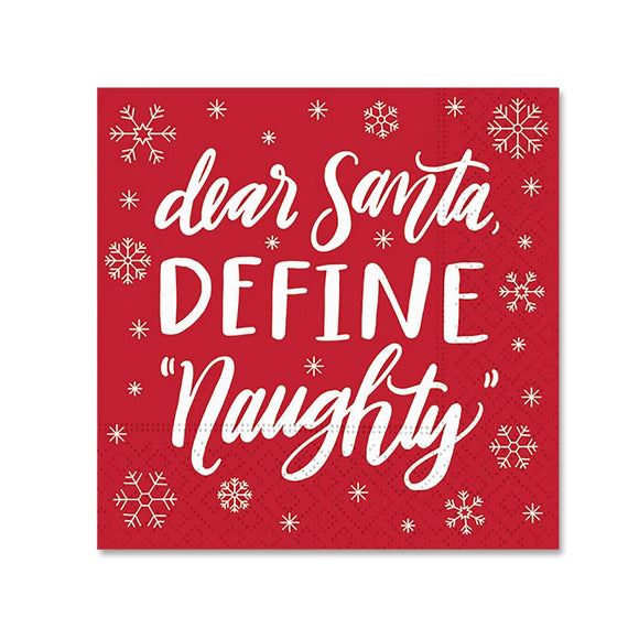 Define Naughty Beverage Napkins