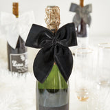 Wine Bottle Bow - Black