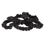 Velvet Scrunchie Present - Set of 5 - Black