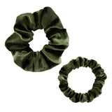 Velvet Scrunchie Tree Set of 2 - Green