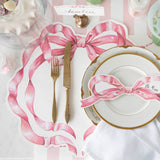 Pink Bow Diecut Placemats