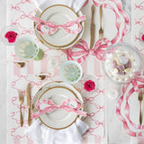 Pink Bow Lattice Placemats