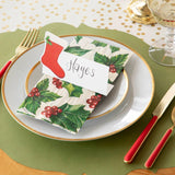 Green Diecut French Frame Placemats