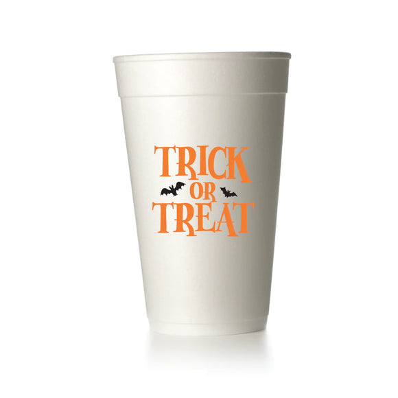 Trick or Treat Styrofoam Cups