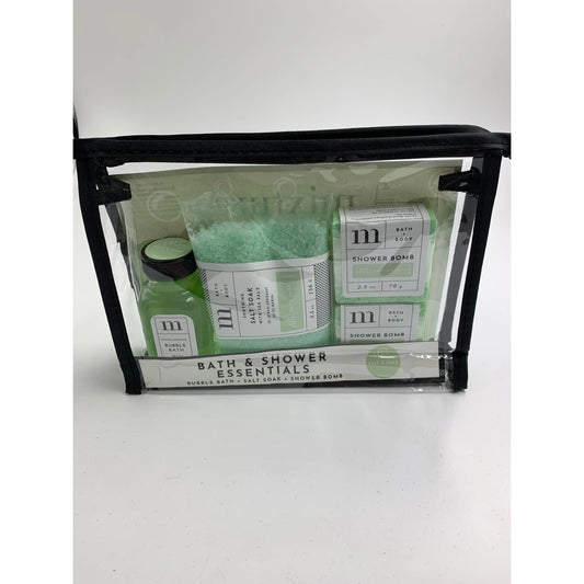 Bath & Shower Essentials Set - Salt & Sage
