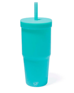 Silipint Straw Tumbler - 32oz/Aqua