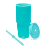 Silipint Straw Tumbler - 32oz/Aqua