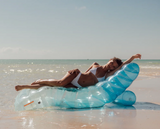 Clear Blue Chaise Lounger