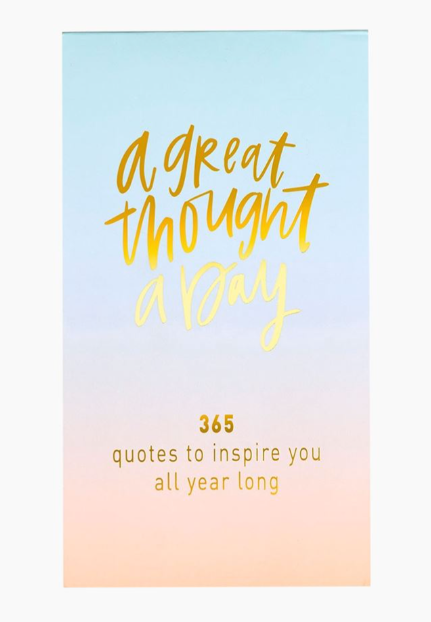 A Great Thought A Day Notepad - Ombre