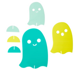 Acrylic 3D Ghosts - Blue/Lime/Mint