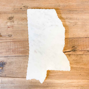 Mississippi Shaped Marble Serving Board