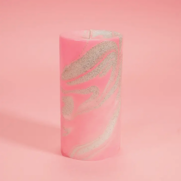 Colorful Pillar Candle