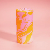 Colorful Pillar Candle