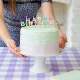 Pastel Color Happy Birthday Candles