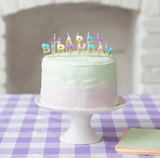 Pastel Color Happy Birthday Candles