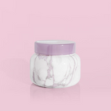 Modern Marble Candle - Aloha Orchid