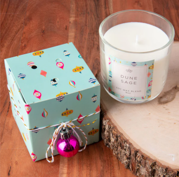 Boxed Candle - Ornament/Dune Sage