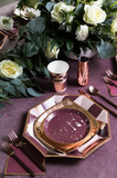 Mauve-elous Charger Plates