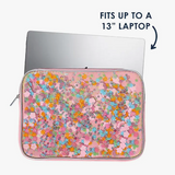 Flower Shop Confetti Laptop Sleeve and Carrying Case