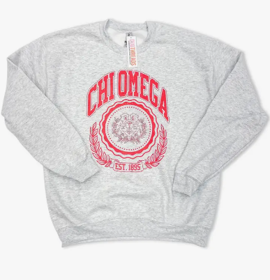 Ivy League Sorority Sweatshirt - Chi Omega