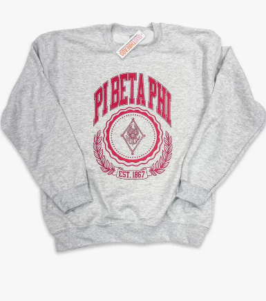 Ivy League Sorority Sweatshirt - Pi Beta Phi