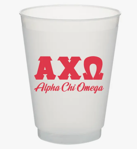 Alpha Chi Omega Shatterproof Cups
