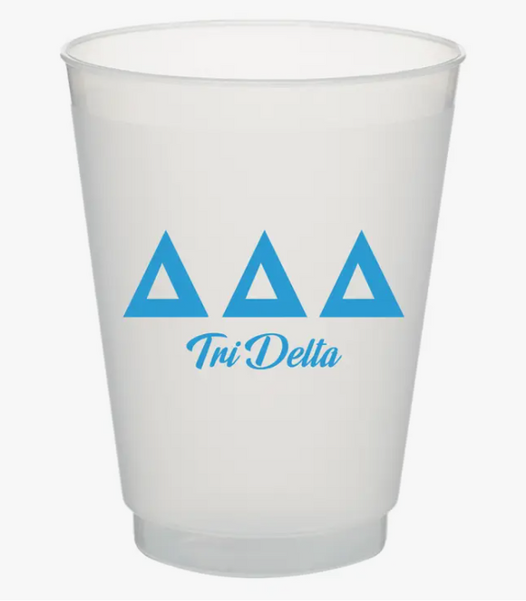 Tri Delta Shatterproof Cups