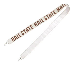 Mississippi State University Collegiate Beaded Strap - Cream