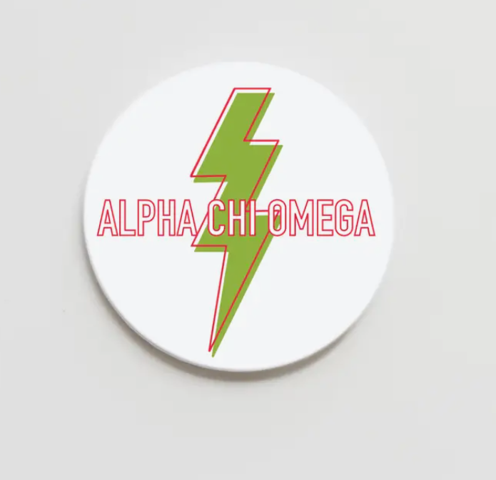Lightning Greek Button