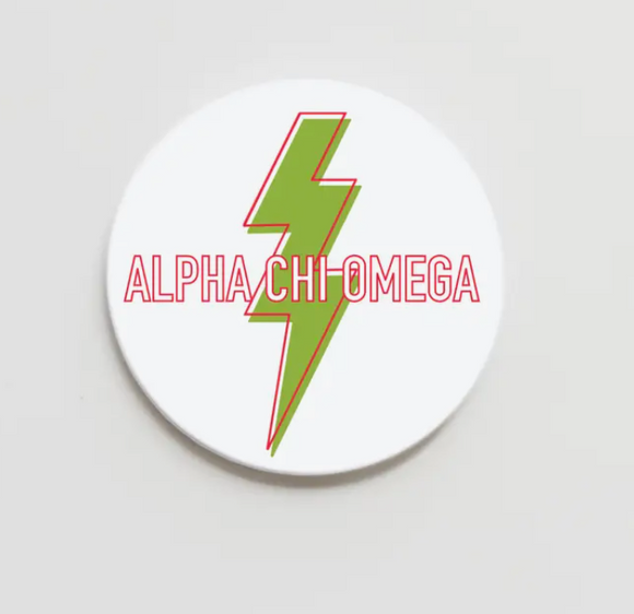 Lightning Greek Button
