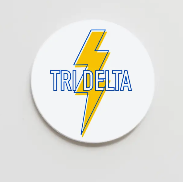 Lightning Greek Button
