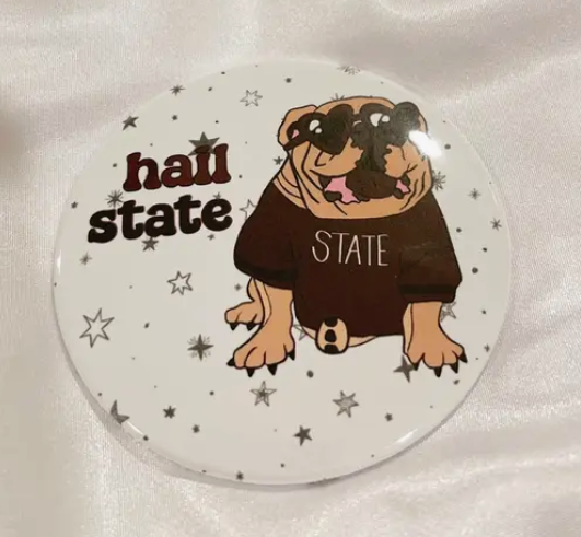 Hail State Bully Button