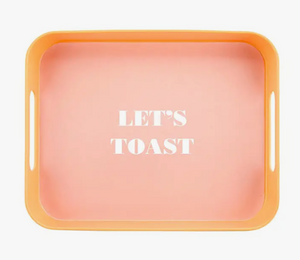 Bar Tray - Let's Toast