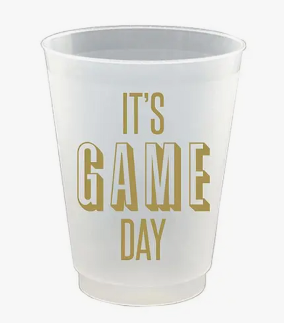 It's Game Day Shatterproof Cups