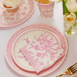 Pink Toile Small Plates