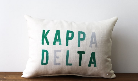 Kappa Delta Tones Pillow