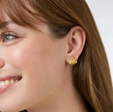 Bee Stud Earrings - Gold