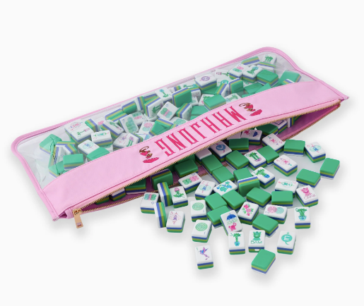 Cotton Candy Monkey Mahjong Bag
