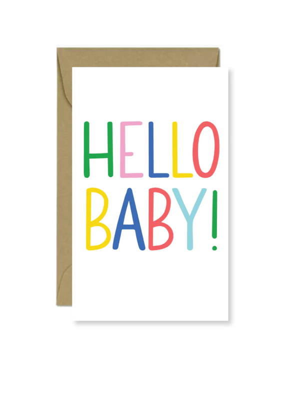 Hello Baby Mini Card