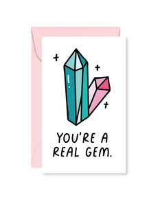 A Real Gem Mini Card