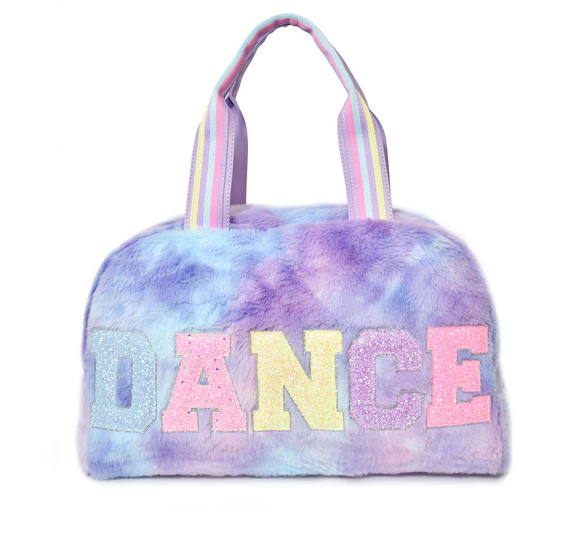 Dance Tie Dye Plush Medium Duffle Bag